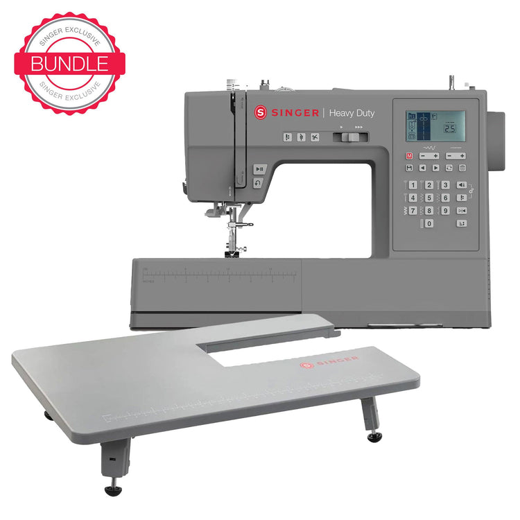 SINGER® Heavy Duty 6800C Sewing Machine & Extension Table Bundle -- Product Image