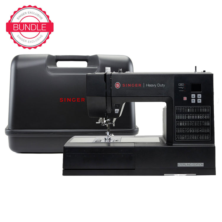 Heavy Duty 6600C Sterling Sewing Machine & Black Hard Case Bundle -- Product Image