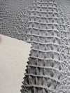 Molasses Brown Hydra Gator 3D Embossed Vinyl Fabric / Sold By The Yard