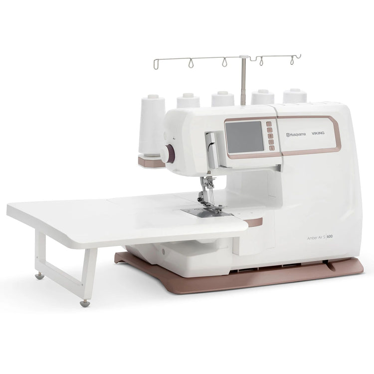 HUSQVARNA® VIKING® Refurbished AMBER™ Air S | 600 Coverlock Machine -- Product Image