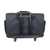 Everything Mary XXL 4 Wheel Collapsible Rolling Sewing Machine Storage Case, Black Quilted