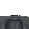 Everything Mary XXL 4 Wheel Collapsible Rolling Sewing Machine Storage Case, Black Quilted