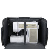 Everything Mary Flat Top XL 4 Wheel Collapsible Rolling Sewing Machine Storage Case, Tan Floral