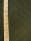 12 oz Cotton Canvas DOUBLE SIDED BATTING w peach skin fabric - ARMY GREEN/Black