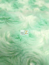 Purple Plush Minky Rose/Rosette Floral Baby Soft Fabric / Sold By The Yard