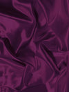 Solid Shiny Bridal Satin Fabric / Plum / Sold By The Yard