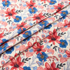 SINGER® Fabric, 100% Cotton, Flags & Flowers, Cut by the Yard