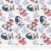 SINGER® Fabric, 100% Cotton, USA Gnomes, Cut by the Yard
