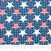 SINGER® Fabric, 100% Cotton, Stripes In Stars On Dots, Cut by the Yard