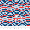 SINGER® Fabric, 100% Cotton, Americana Wavey Lines, Cut by the Yard