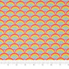 SINGER® Fabric, 100% Cotton, Rainbow Geo Scallops, Cut by the Yard