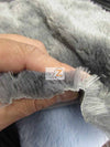 White Minky Shaggy Baby Soft Fabric / Sold By The Yard