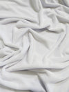 White Minky Solid Baby Soft Fabric