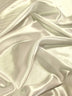 Solid Medium Weight Shiny Satin Fabric / Ivory
