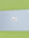 2 Tone Stripe Deck Canvas Outdoor Waterproof Fabric / Lime/White / Sold By The Yard Closeout!!!