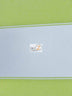 2 Tone Stripe Deck Canvas Outdoor Waterproof Fabric / Lime/White / Sold By The Yard Closeout!!!