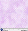 Sorbet Flannel Purple Pin Dot Cotton 44" / 45" Fabric per yard