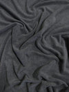 Solid Fleece Fabric / Charcoal||color:Charcoal