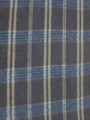 Tartan Plaid Polar Fleece Fabric / Blue/Gray / Sold By The Yard||color:Blue/Gray