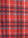 Tartan Plaid Polar Fleece Fabric / Red/Sky Blue / Sold By The Yard||color:Red/Sky