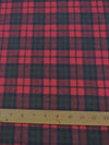 Tartan Plaid Uniform Apparel Flannel Fabric / Red/Green/Blue||color:Red/Green/Blue