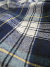 Tartan Plaid Uniform Apparel Flannel Fabric / Red/Green/Blue