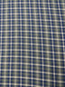 Tartan Plaid Uniform Apparel Flannel Fabric / Olive/Blue