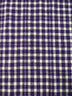 Tartan Plaid Uniform Apparel Flannel Fabric / Purple/White / Sold By The Yard