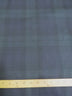 100% Waxed Cotton Tartan Plaid Canvas Fabric - Blackwatch