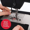 SINGER® Heavy Duty 4432 Black Sewing Machine & Universal Canvas Tote Bundle -- Product Image