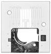 PFAFF® Straight Stitch Needle Plate with Inch Markings (K) -- Product Image