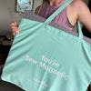 'You're Sew Magnetic' Cutting System Canvas Tote -- Product Image