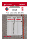 HUSQVARNA® VIKING® Twin Universal 2.5mm Needle Size 80/12 -- Product Image